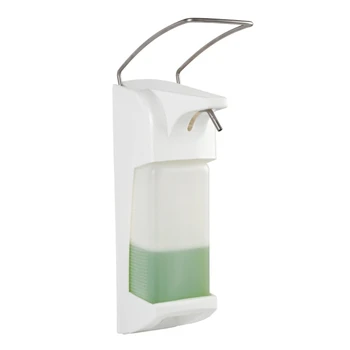 

1000ml Wall Mounted Elbow Soap Dispenser Manual Press Liquid Soap Disinfectant Hand Sanitizer Dispensers for Bathroom