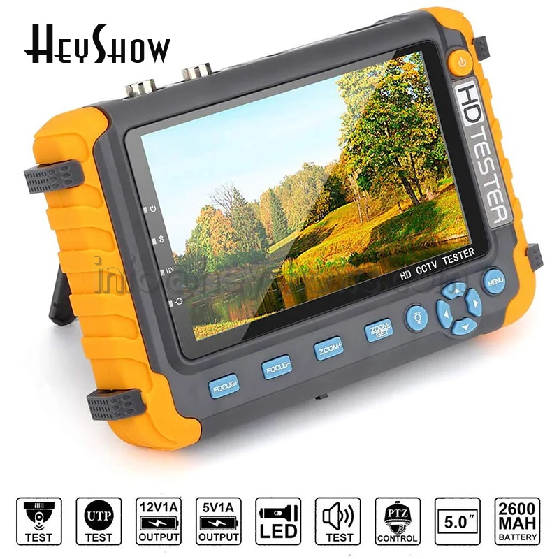 8 Мп коаксиальный CCTV HD тестер видеокамеры AHD Ip видео Мини CVI монитор 4 в 1 с VGA HDMI вход
