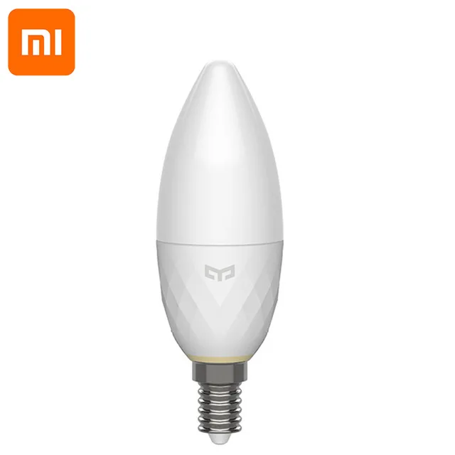[Английская версия] умный светодиодный светильник Mi Yeelight, цветной, 800 люменов, 10 Вт, E27, лимонная умная лампа для Mi Home App, белый/RGB, опция - Цвет: MESH candle light