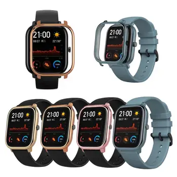 

Bakeey Plating Color PC Watch Cover Watch Case Cover Protector for Amazfit GTS Smart Watch Blue Pink Gold Smart Accessories