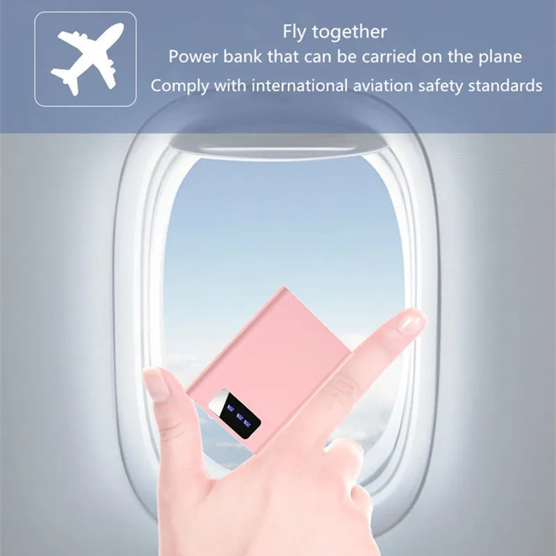 Для iPhone/Xiaomi Mini power Bank 8000 мАч портативное зарядное устройство для телефона для iPhone/samsung/huawei быстрое зарядное устройство Внешняя батарея