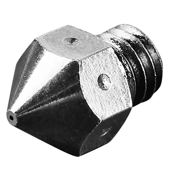 

3D Printer Accessories MK8 Hardened Metal Nozzle 1.75mm 0.4mm Compatible with PETG ABS PEI PEEK