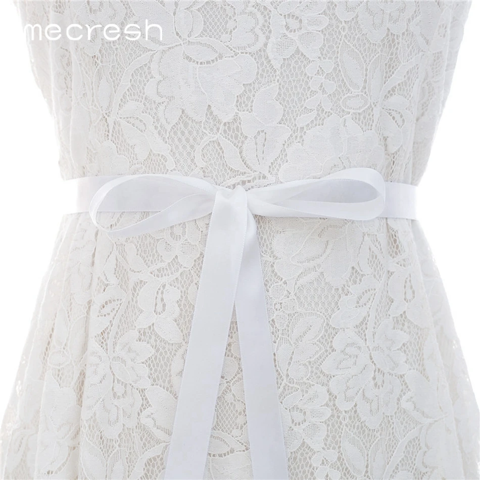 Mecresh Silver Color Crystal Rhinestone Bridal Belt for Wedding Dress Statement Handmade Flower Ribbon Women Belt Sash MYD034