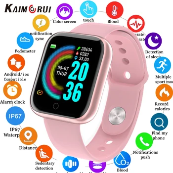 

Y68 Smart Watch Activity Tracker Heart Rate Monitor Blood Pressure Fitness Bracelet Digital Smartwatch For Ios Android VS B57 58