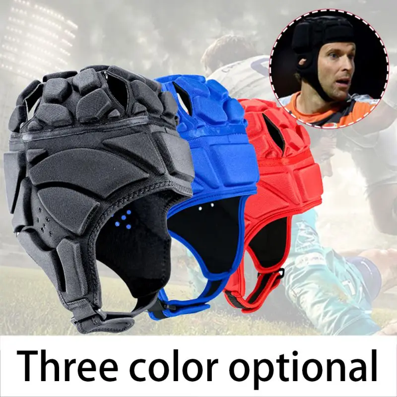 

For Children Adult Men's Sport Goalkeeper Adjustable Soccer Goalie Helmet Head Protector Support Accessories