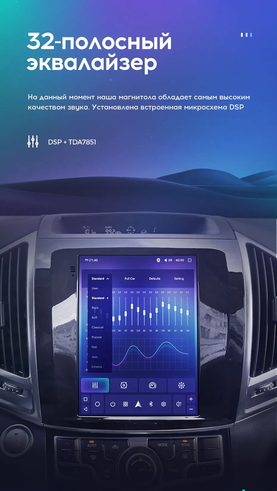 TEYES TPRO Штатная магнитола для Хавал Н9 1 поколение Экран Тесла GREAT WALL Haval H9 1 Tesla screen Android 8.1, до 8-ЯДЕР, 32EQ+ DSP 2DIN автомагнитола 2 DIN DVD GPS мультимедиа автомобиля головное устройство