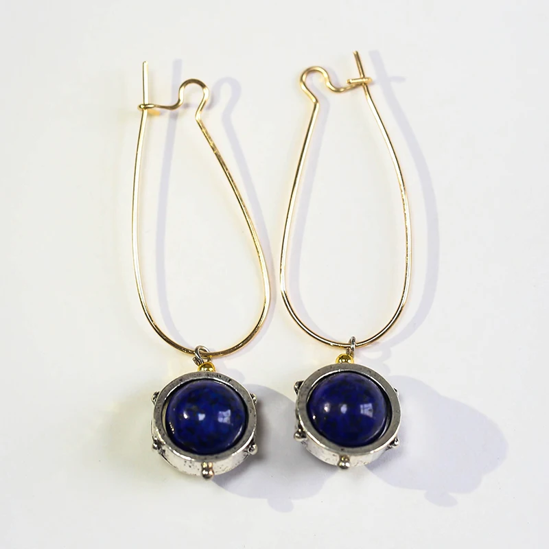 2021 Bohemian Ethnic Style Green Dangle Earrings For Women Tribal Jewelry Vintage Long Drop Earring Fashion Personality Gift