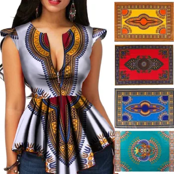 

Free Shipping 2020 Cotton Fabric Angelina African Ankara Veritable Wax Fabric Wax Print Fabric 6 Yards for Party Wholesale