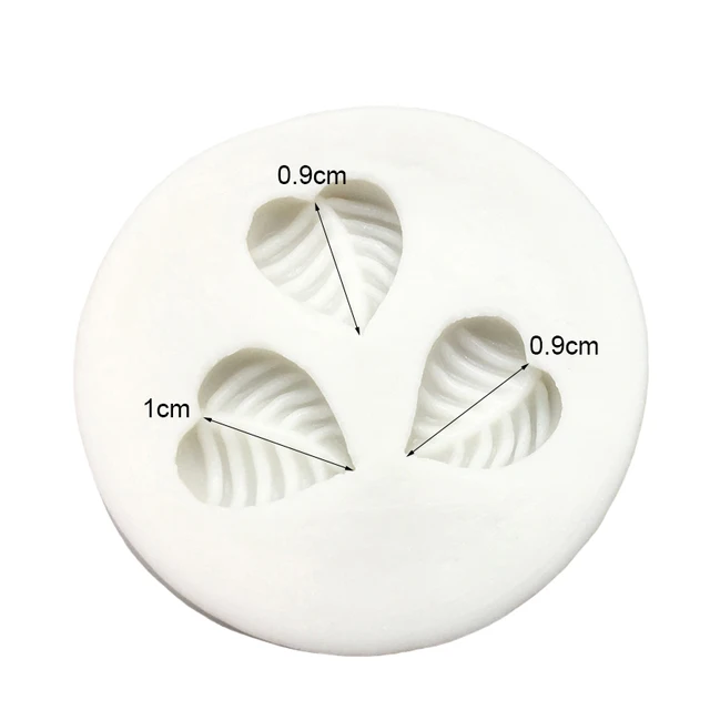 Kis Levél Szilikon Cukorrépa Penész Gyanta Szerszámok Cupcake Sütő Fondant Sütemény Díszítő - Image 6