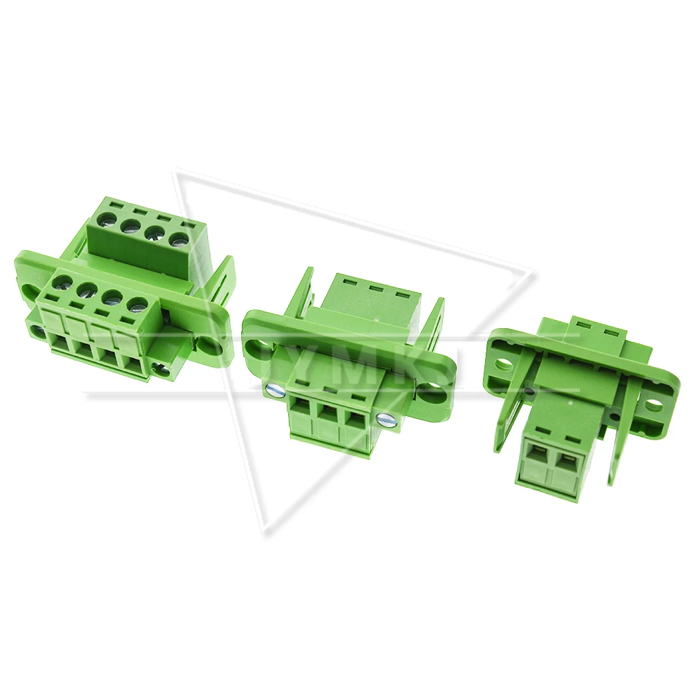 Bornier En Fichable Sans Soudure 2EDGRK 5.08mm - Lot De 10 Pièces (2P à 12P) Pour Connexions Électriques