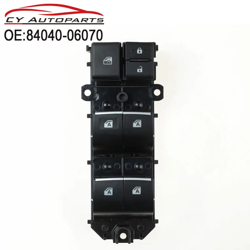 

Новый Мощность переключатель окна для Toyota RAV4 для Toyota Previa RAV 4 2019 2020 подсветкой светодиодный левая Подсветка 84040-06070 8404006070