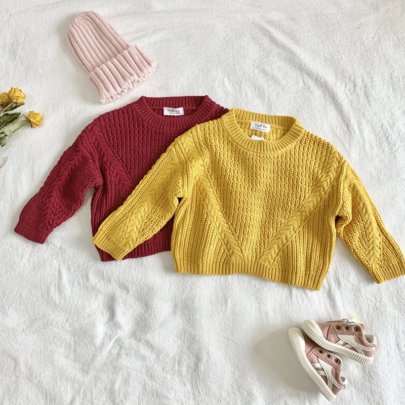 

Baby Girls Sweater 2019 New Arrival Bebe Clothes Toddler Gilrs Cardigan Outwear Coat Spring Autumn Children's Jumpers Loose Top