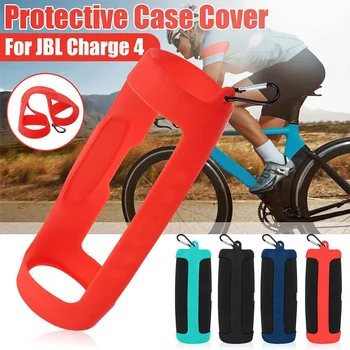 

LEORY Silicone Protective Case Non-Slip Protective Cover For JBL Charge 4 bluetooth Speaker Shookproof Eco-friendly Soft Cover