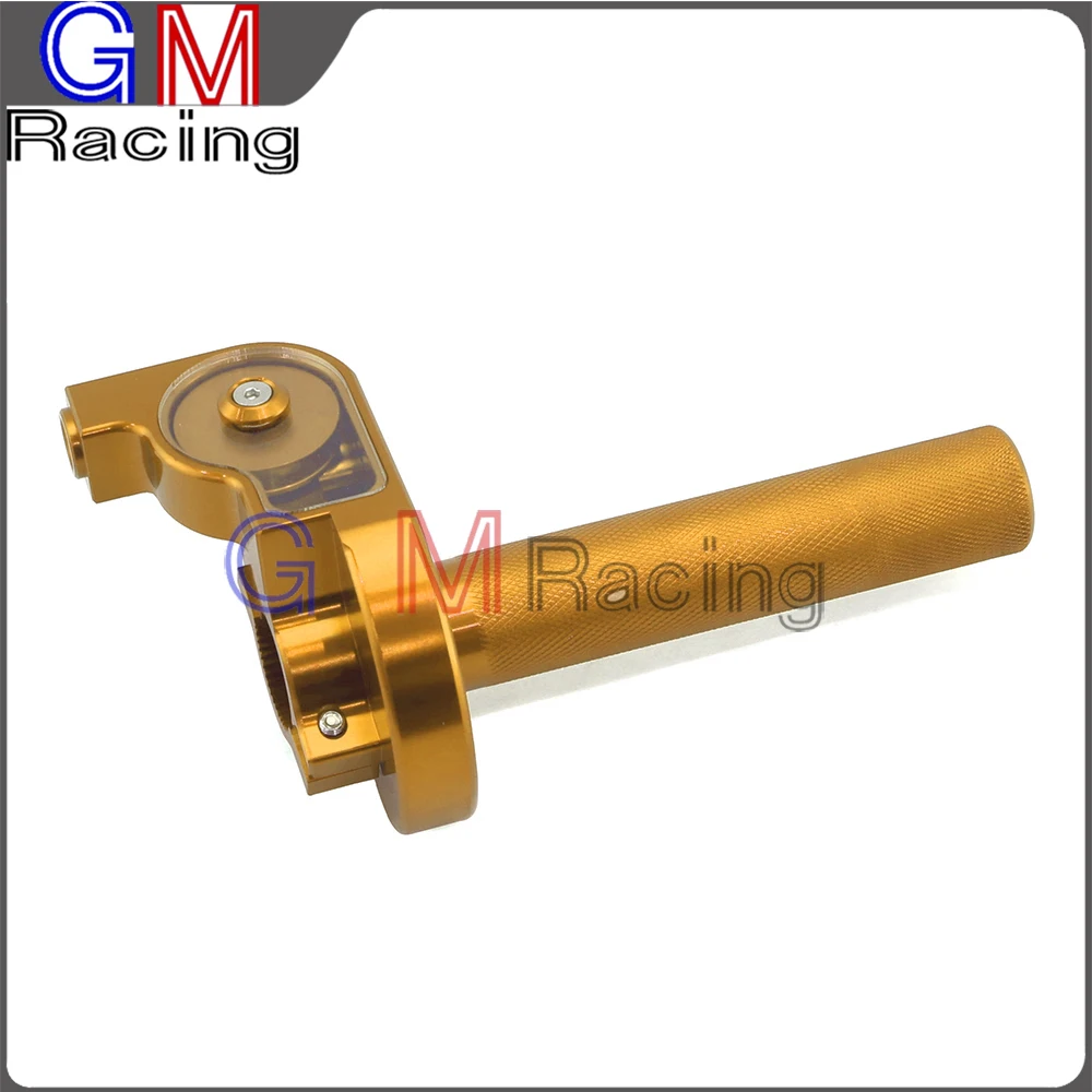 Gold Мотоцикл с ЧПУ 7/" Twister дроссельная заслонка в сборе для Honda CRF50 XR50 KLX110 питбайк - Цвет: Gold