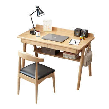 

Simple Solid Wood Desk Household Desktop Study Student Learns To Write Table Bedroom