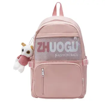 

Women Backpack Large Capacity Student Cute School Bag Kawaii Girl Backpack Laptop 17 Female Fashion Book Bag Ladies Travel