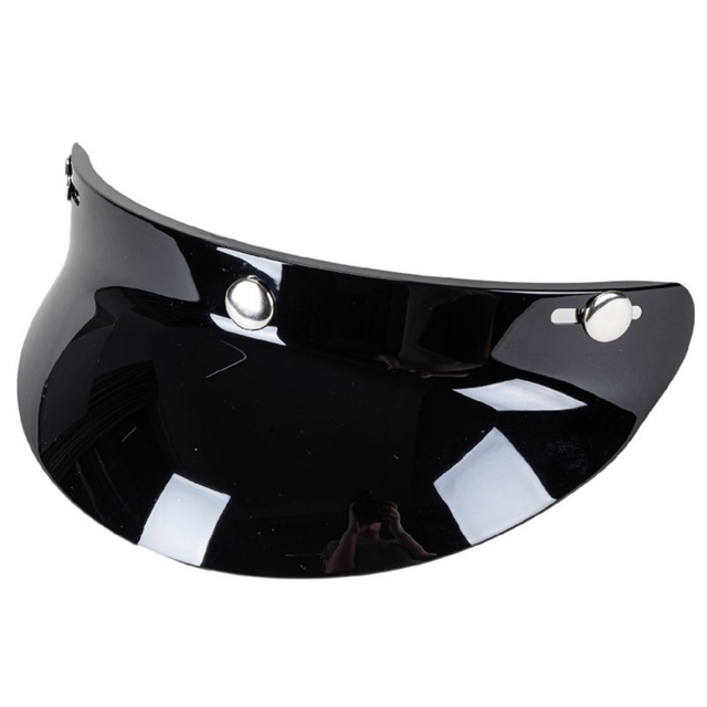 3/4 Open Face Helmet Visor Sun Shade Protector for 3-snap Retro Motorcycle Helmet Accessories