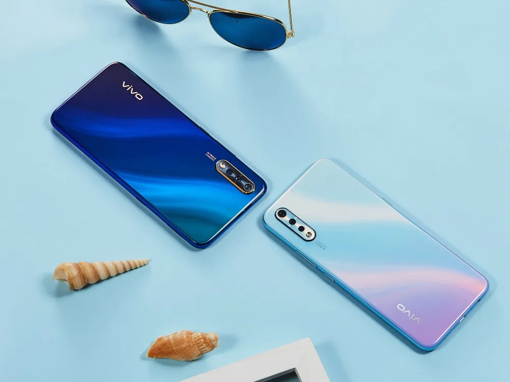 Оригинальный мобильный телефон Vivo Y7S 6,38 "супер AMOLED экран 6 ГБ ОЗУ 128 ПЗУ Helio P65 Android 9,0 4500 мАч смартфон с отпечатком пальца