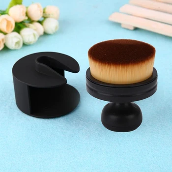 

Round Seal Makeup Brush Short Handle Flat Face Foundation Concealer Powder brush Air Brush Loose powder Makeup Brush Makeup Tool