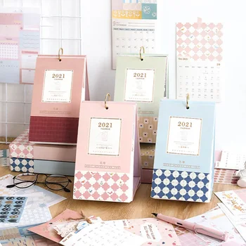 

Dreams come true pocket desk calendar simple and versatile coil calendar