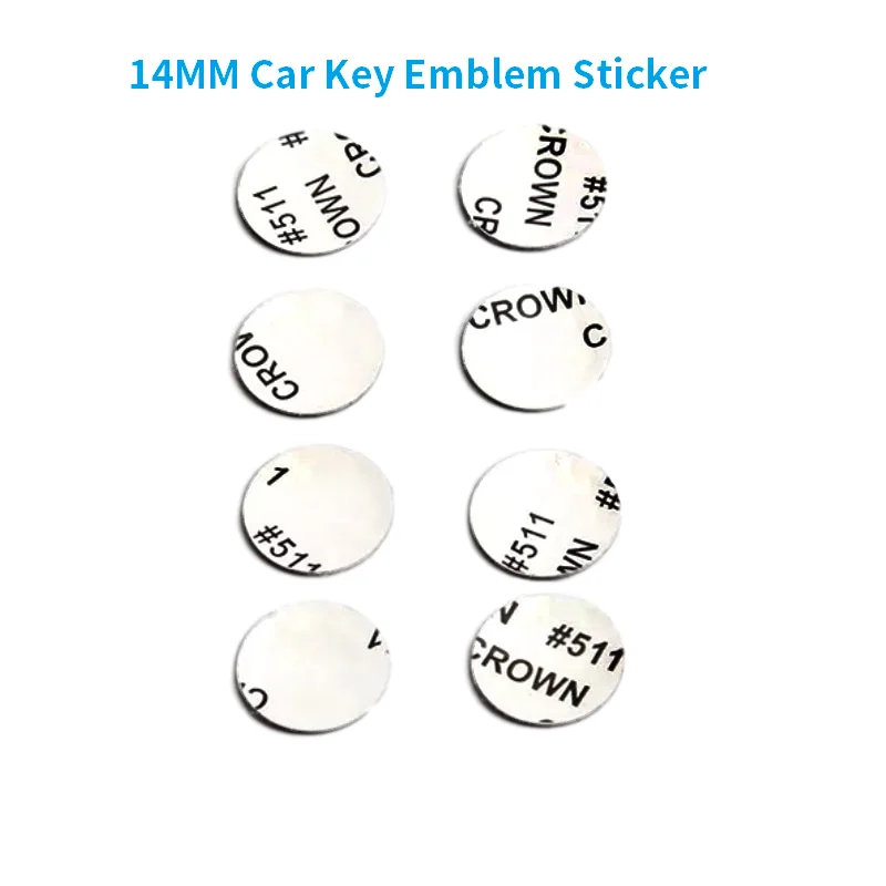 10 шт. 14 мм наклейка на ключи для автомобиля эмблема логотипа Эмблема сиденья Toyota