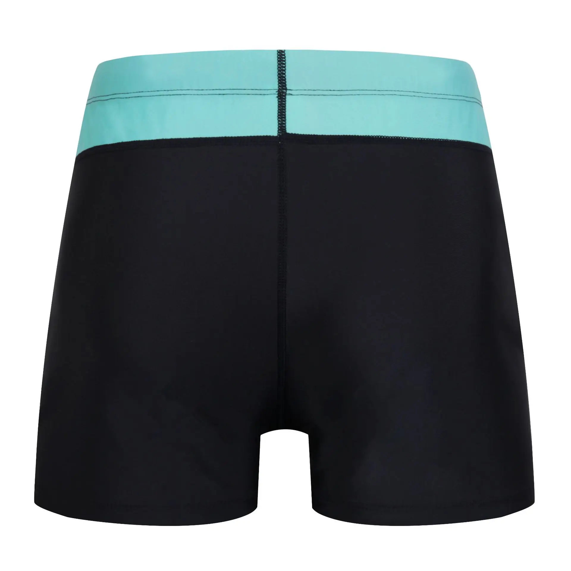 Men Swimming Trunks Short Swimsuit Elasticity Stitching Color Chlorine Resistant