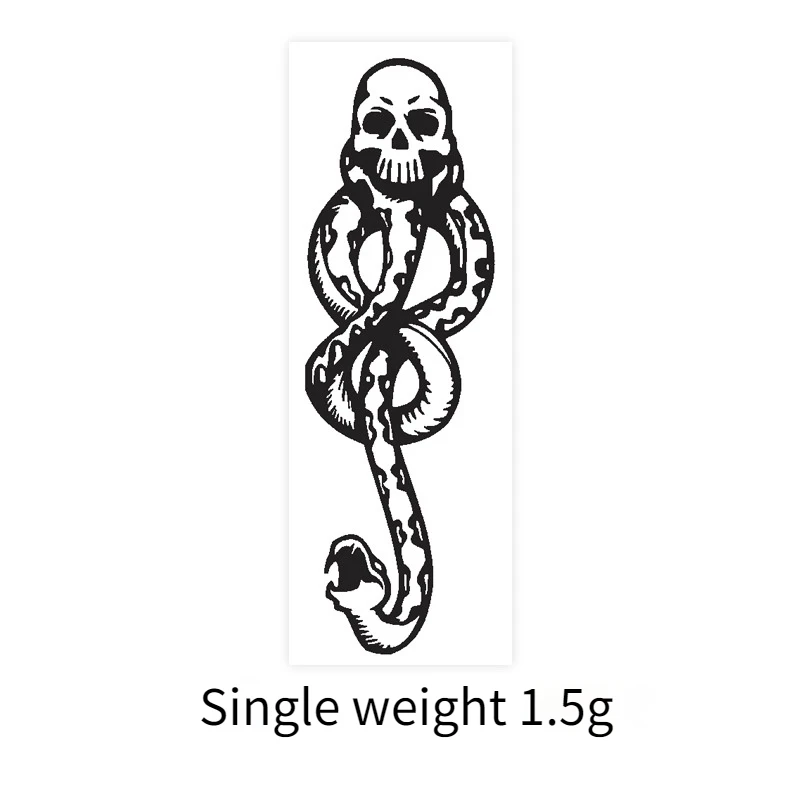 1/5PCS Death Eaters Dark Mark Make Up Tattoos Stickers Cosplay Accessories and Dancing Party Dance Arm Art Temporary Tatoo 6