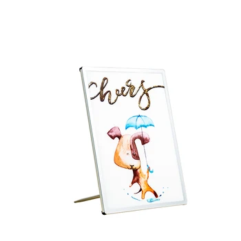 

A4 counter menu stand menu display stand pole exhibition stands lightbox