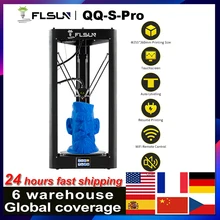 Flsun QQ-S-PRO impressora 3d interruptor de nivelamento automático de alta velocidade grande tamanho de impressão kossel delta tela de toque módulo wi-fi 32-bit placa