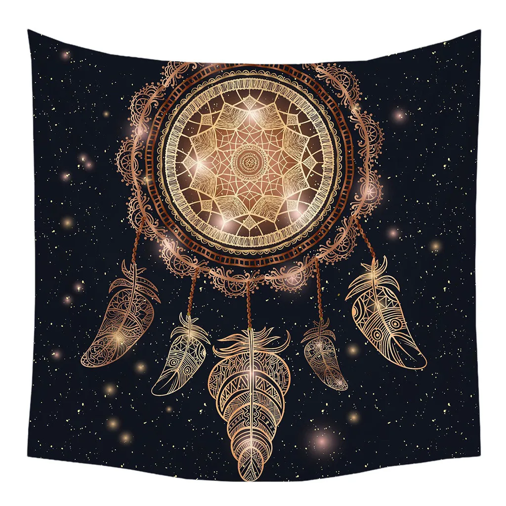 

Psychedelic Wall Hanging Tapestry Pool Mats Lion Dragonfly Pattern Carpet Decor Witchcraft Fabric Mandala Wall Cloth Tapestries
