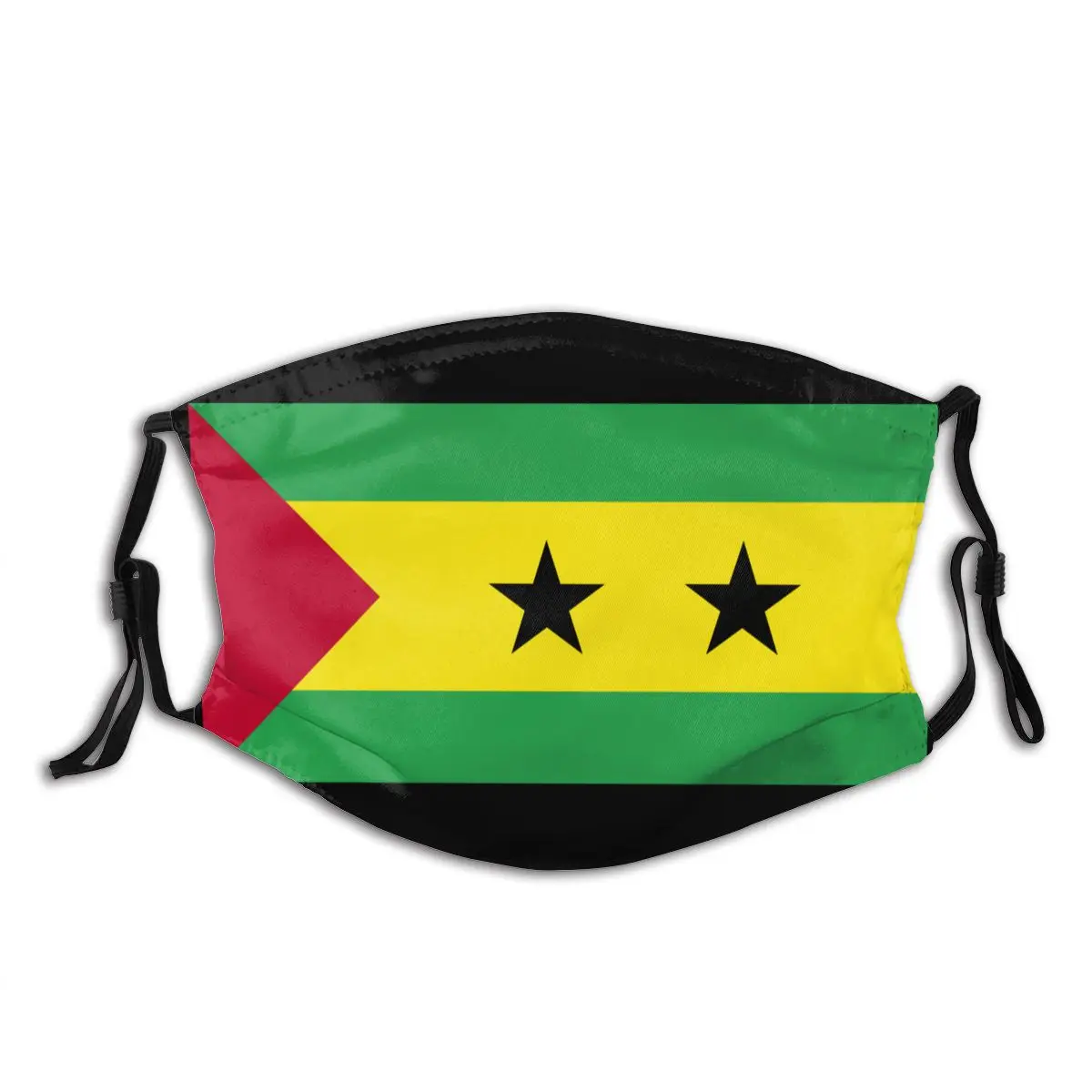 

Sao Tome And Principe Flag Face Msak With Filter