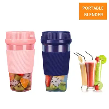

Travel Portable Blender and Juicer Portable Electric Fruit Juicer Mixer Usb Reusable Smoothie Travel Cup