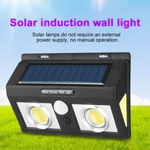 Walkway светильник s солнечный COB 60LED уличный светильник домашний наружный индукционный светильник экологичный настенный светильник прочный