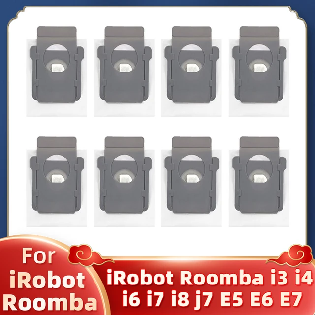 For iRobot Roomba i3 i4 i6 i7 i8 j7 E5 E6 E7 Robot Vacuum Cleaner Spare Parts Accessories Main Side Brush Hepa Filter Dust Bag 8 Dust Bag