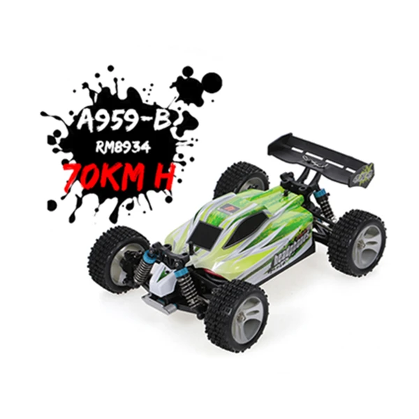 A959-B 70KM H WLtoys A959-B 1:18 RC автомобиль 4WD 2,4 ГГц ралли гоночный автомобиль 70 км/ч высокоскоростной автомобиль RC игрушечные гоночные автомобили подарки для детей взрослых - Цвет: A959-B 70KM H