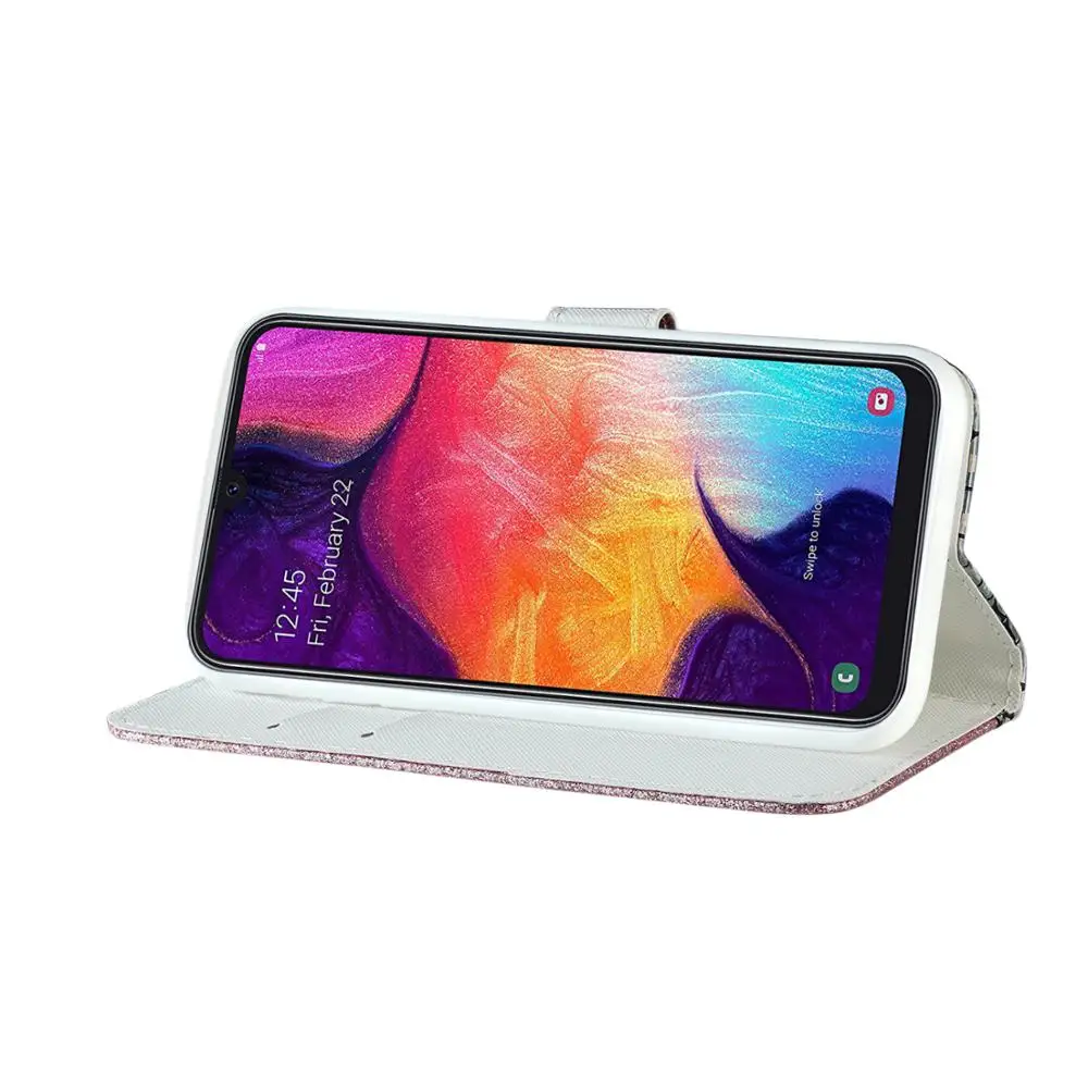 Роскошные Стразы Алмаз Книга чехол для samsung A50 A70 A750 40 60 м 30 20 10 Чехол-портмоне с откидной крышкой Coque для samsung J3 J4 J6 плюс Funda