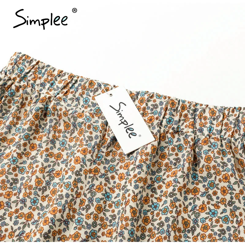 Simplee Boho, винтажные, с принтом, длинные женские летние штаны, богемные, широкие, свободные, брюки, цветочные, для отдыха, пляжные, женские штаны