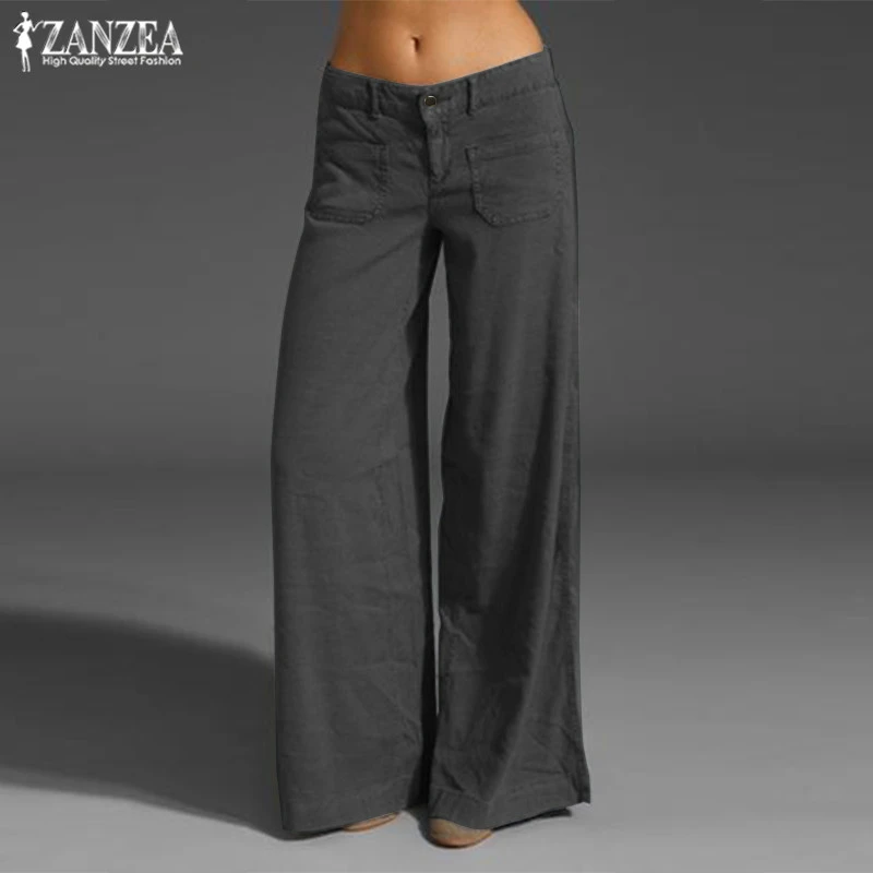 wide leg summer trousers