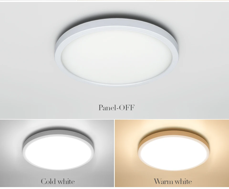 LED ceiling lights for room 18W 24W 36W 48W Cold Warm White Natural light LED fixtures ceiling lamps for living room lighting ceiling light fixture