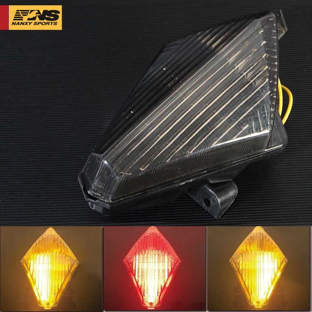 Для YAMAHA YZF-R1 YZF 1000 R1 2007 2008, интегрированный светодиодный задний фонарь для мотоцикла, задний тормозной сигнальный светильник