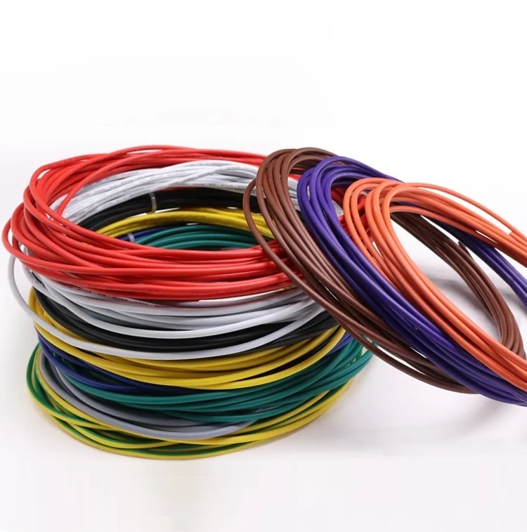 1 м электрический провод 24AWG Медь кабель OD 2 мм с ПВХ изоляцией лампы освещения