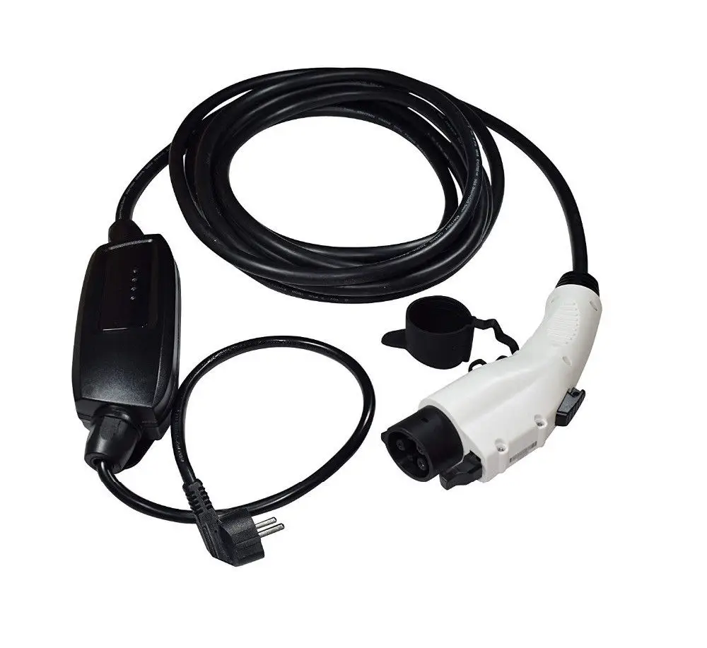 

Portable EVSE Saej 1772 TYPE 1 16A 5m Charging Cable Schuko Connector High Quality EV Charger