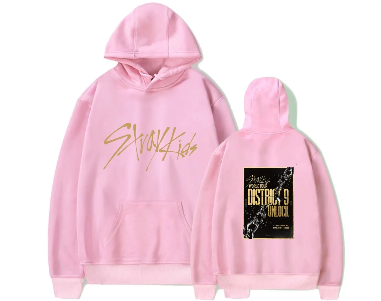  2019 KPOP Stray Kids Hoodies Sweatshirt Casual Oversized Hoodie Plus Size 4XL Merchandise World Tou