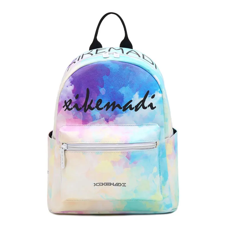 Модный рюкзак для девочек-подростков с кошкам Коко, принтованные школьные сумки с фламинго, женский рюкзак для путешествий, рюкзак Mochila Bolsos Mujer - Цвет: S9