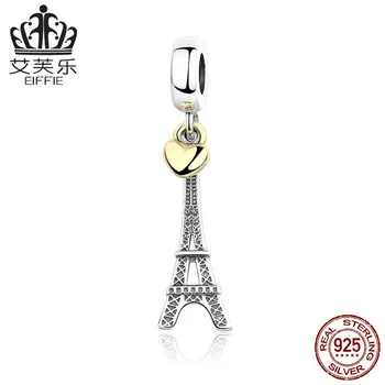 

Paris Eiffel wholesale Diy 925 sterling silver original letter beads natural stone for jewelry making Fit charm pandora bracelet