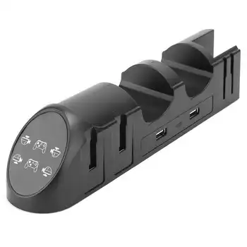 

PG-9187 6-in-1 Charging Dock Stand with Indicator Fit for Nintend Switch Joy-Con Pro /Joy-Con