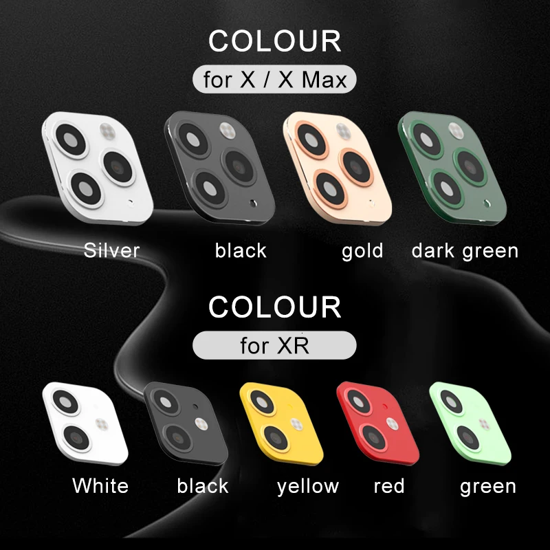 Камера FOR11PROMAX для iPhone Apple X наклейка на объектив 11 секунд Модифицированная XSMAX 11PROMAX
