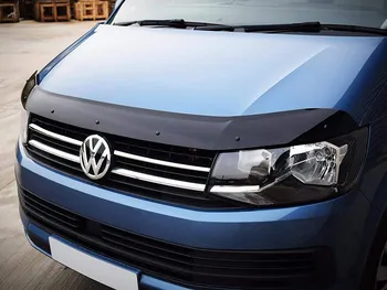 

For Volkswagen Transporter - Caravelle T6 2015 + Front Bug Shield Hood Deflectors Guard Bonnet