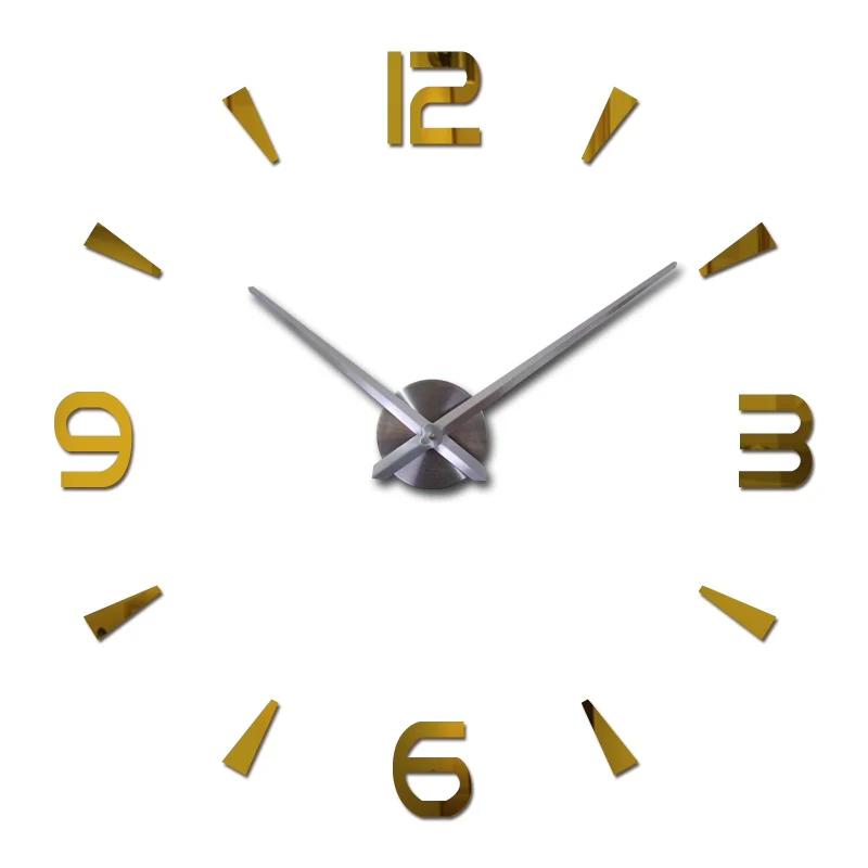 3d наклейки настенные часы кварцевые гостиная Diy современный дизайн Horloge Murale