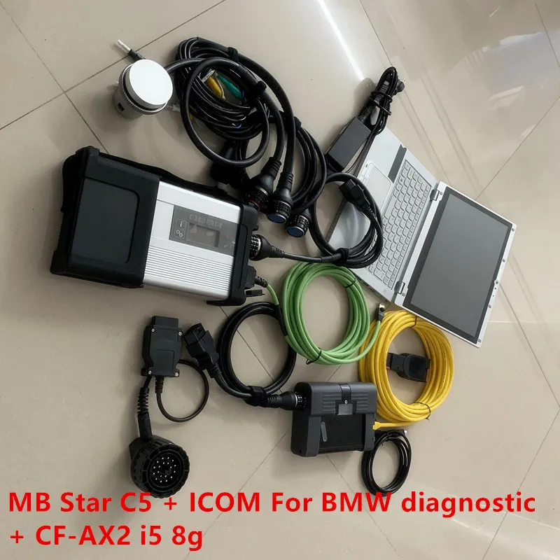 

MB Star C5 and Icom A2 B C for BMW with software V09.2019 installed on laptop CF-ax2 I5 8G with 1TB ssd for auto diagnostic Tool